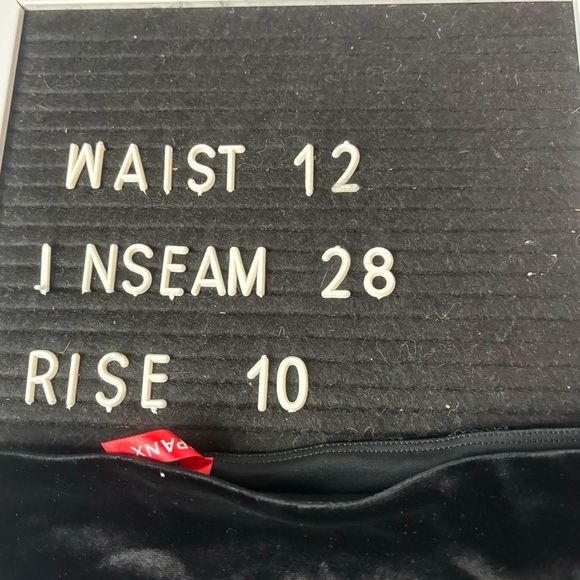 Spanx Womens Leggings Stretch Velvet Shaping High Waist Black Size Small - Picture 6 of 6